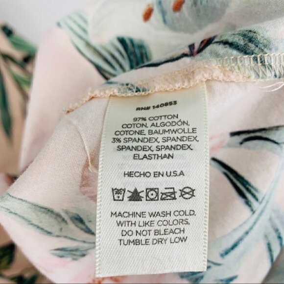 Maison Du Soir Night Dress M Emmie Floral Twist Strap Luxury Sleepwear Vacation - Picture 11 of 13